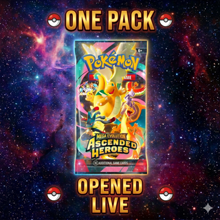 POKEMON TCG: ASCENDED HEROES BOOSTER PACK X1 (BOUNTY PACK) (OPENED LIVE ON STREAM)