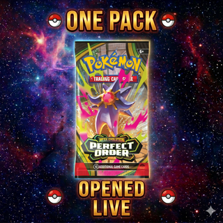 POKEMON TCG: PERFECT ORDER BOOSTER PACK X1 (OPENED LIVE ON STREAM)