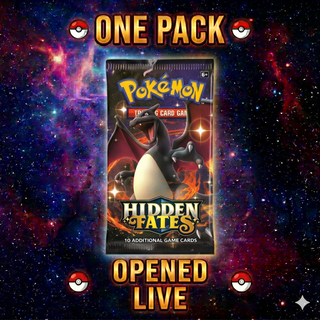 POKEMON TCG: HIDDEN FATES BOOSTER PACK X1 (OPENED LIVE ON STREAM)
