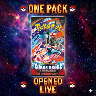 POKEMON TCG: CHAOS RISING BOOSTER PACK X1 (OPENED LIVE ON STREAM)