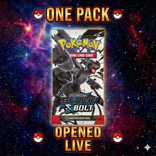 POKEMON TCG: BLACK BOLT BOOSTER PACK X1 (OPENED LIVE ON STREAM)