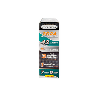 2024 PRIZM FOOTBALL MEGA BOX (GREEN PULSAR PRIZMS)