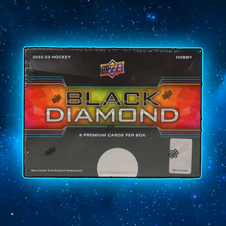 2022-23 UPPER DECK BLACK DIAMOND HOCKEY HOBBY BOX - OPENED LIVE
